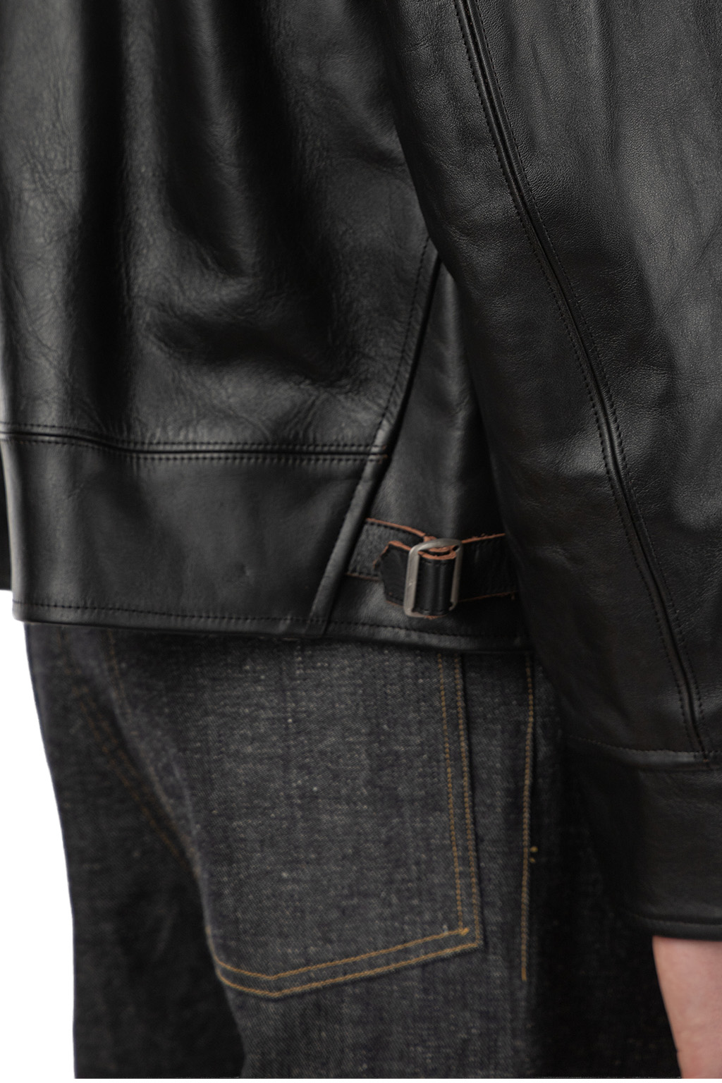 Taiga Takahashi - Lot.802 Cossack Leather Jacket - Black